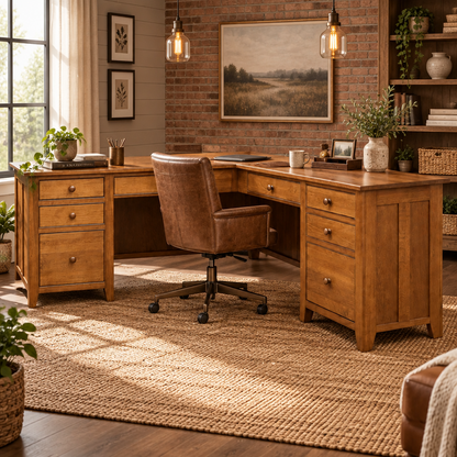 Kaya Corner Office Desk
