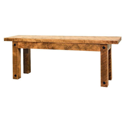 Adirondack Solid Wood Bench