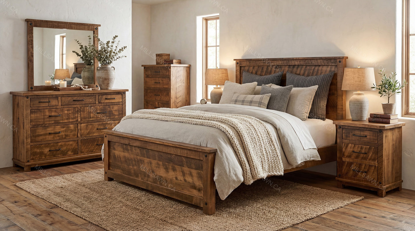 Alpine Solid Wood Bed