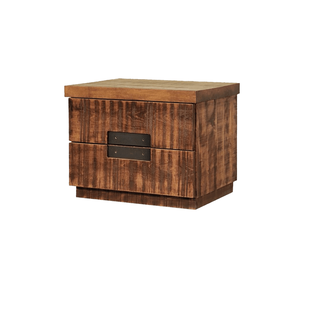 Arthur Philippe Solid Wood 2 Drawer Nightstand