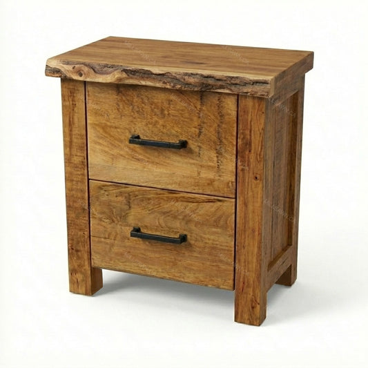 Glen Solid Wood Nightstand