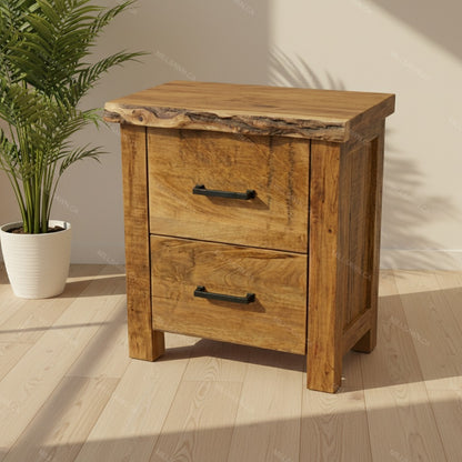 Glen Solid Wood Nightstand
