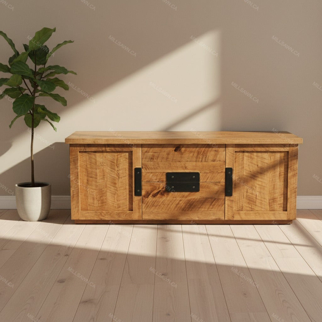 Meuble multimédia en bois massif Arthur Philippe