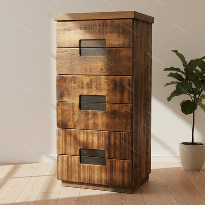 Arthur Philippe Solid Wood Lingerie Chest | Highboy