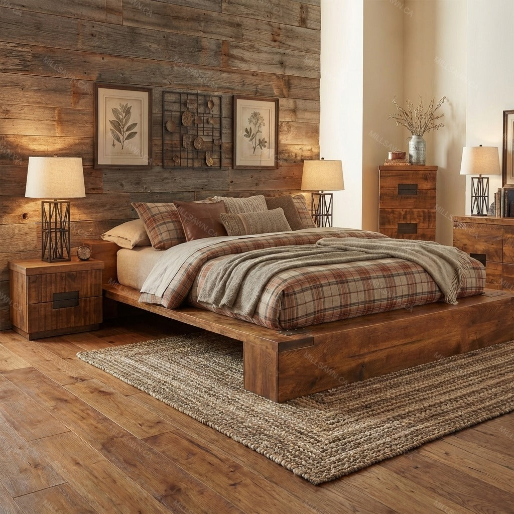 Lit en bois massif Arthur Philippe