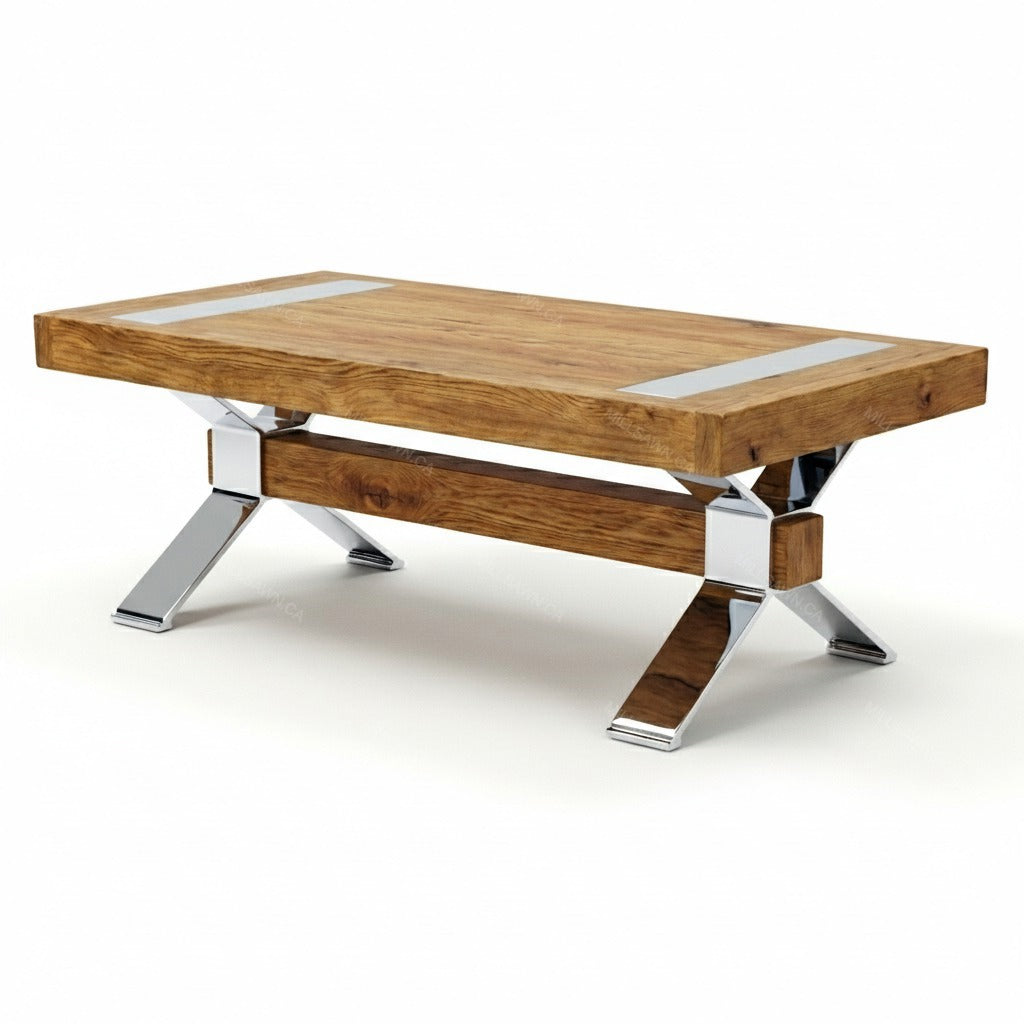 Table basse en bois massif Arthur Philippe