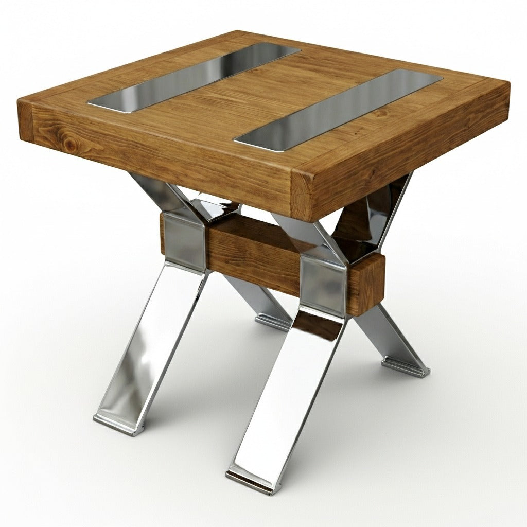 Table d'appoint en bois massif Arthur Philippe