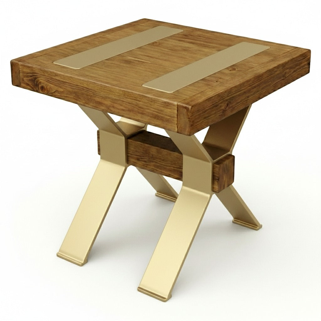 Table d'appoint en bois massif Arthur Philippe
