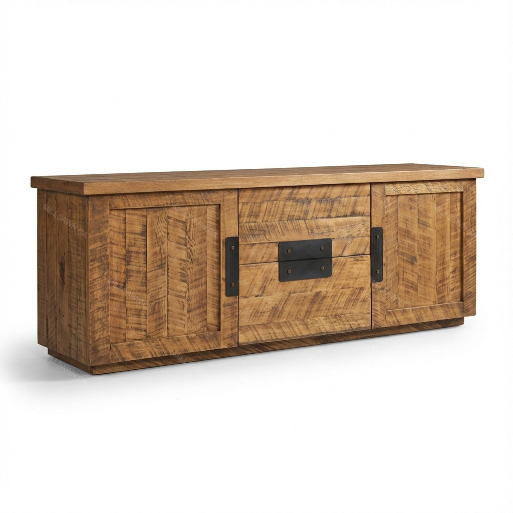 Arthur Philippe Solid Wood Media Stand