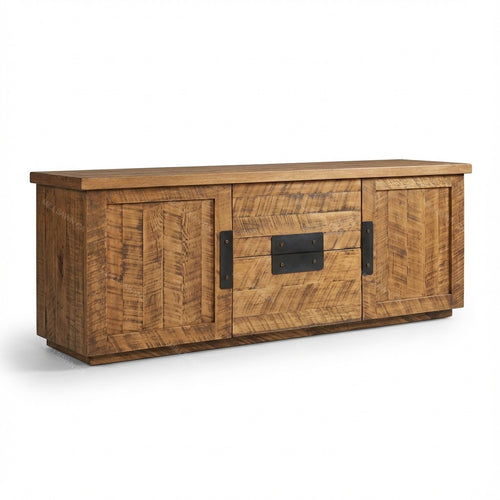 Arthur Philippe Solid Wood Media Stand