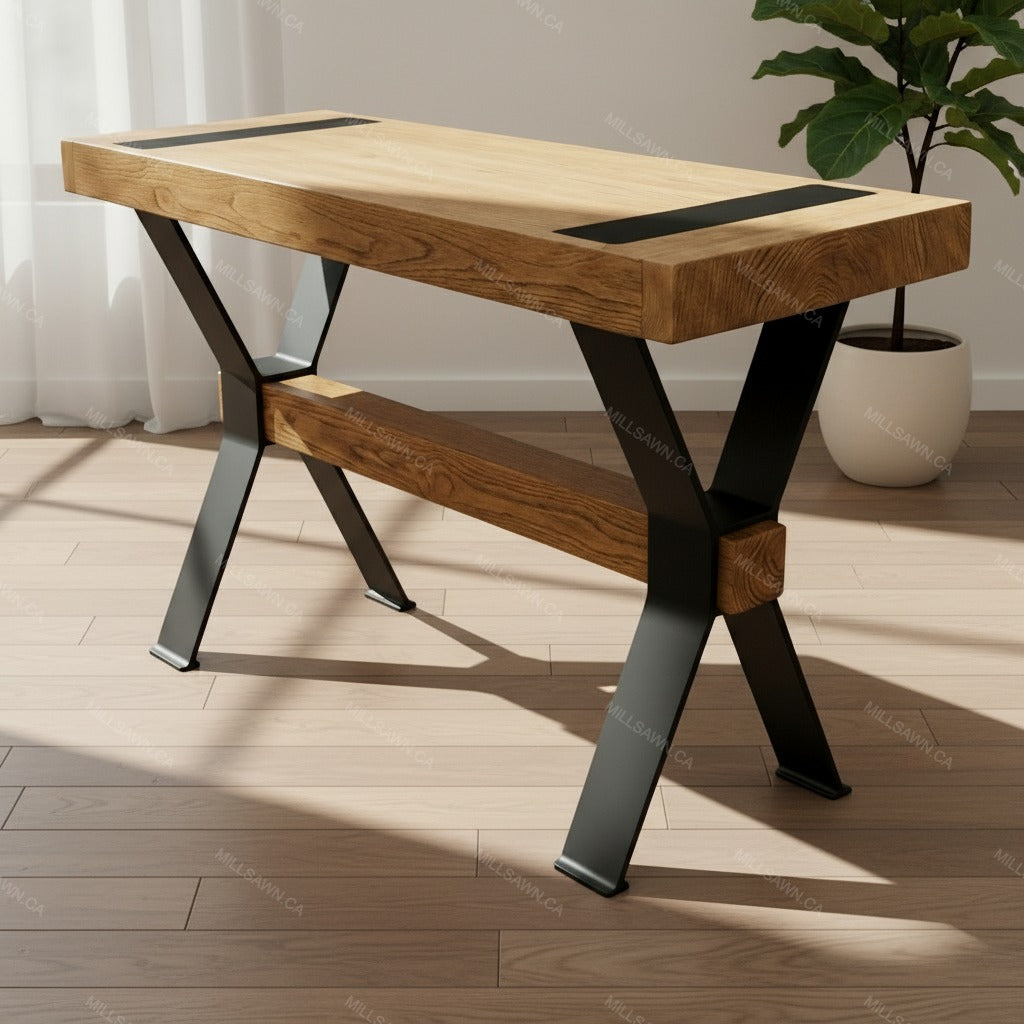 Table de canapé en bois massif Arthur Philippe