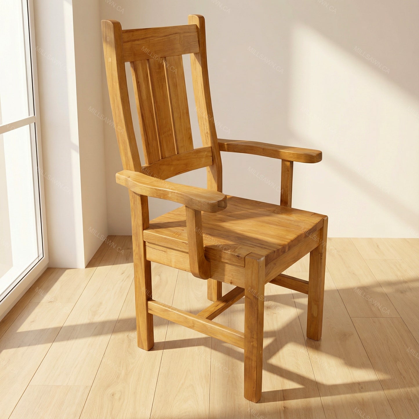 Aspen Solid Wood Arm Chair