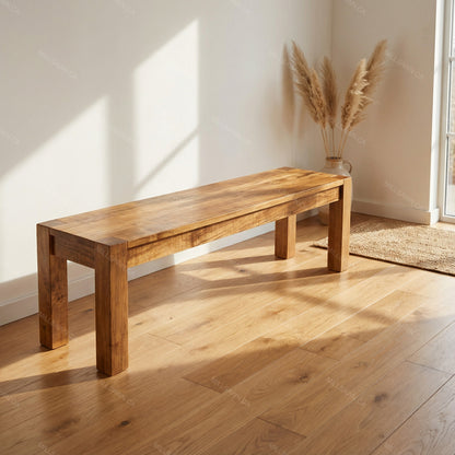 Aspen Solid Wood Bench
