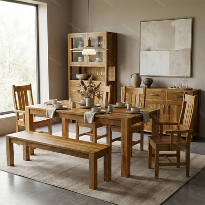 Aspen Solid Wood Dining Table