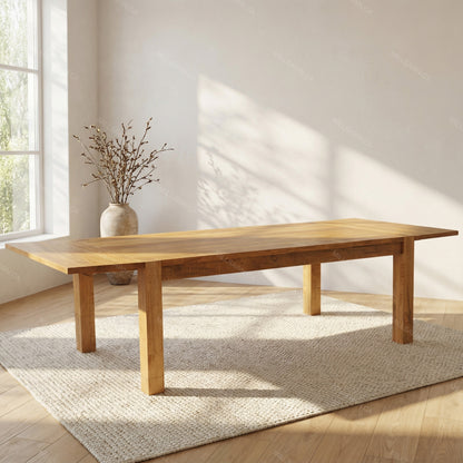 Aspen Solid Wood Dining Table with Leaves