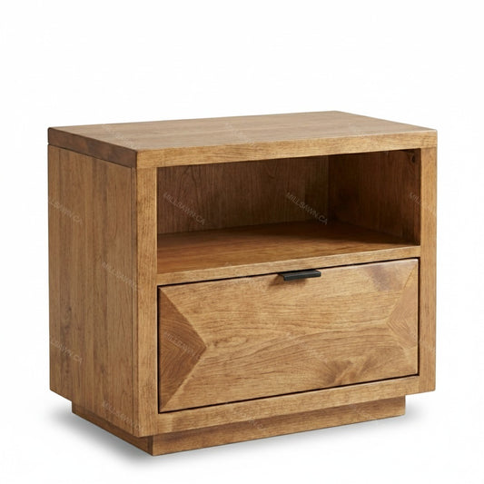 Avra Solid Wood Nightstand