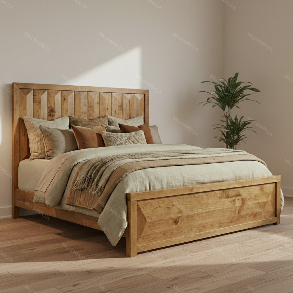 Avra Solid Wood Bed