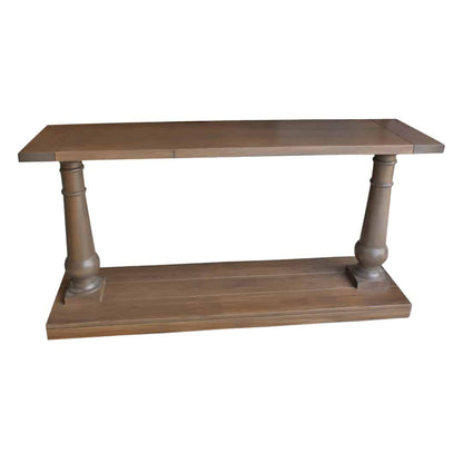 Table de canapé en bois massif Belemy 