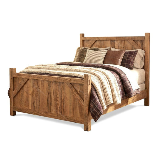 Barnwood Solid Wood Bed