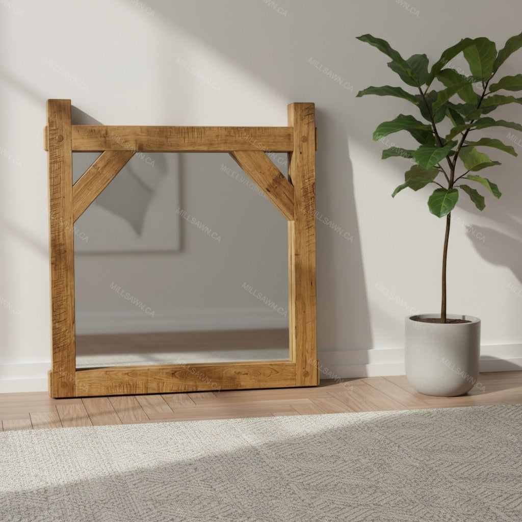 Barnwood Solid Wood Mirror