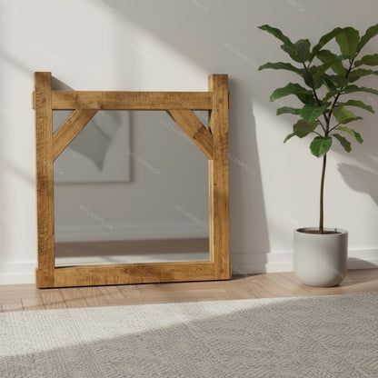 Barnwood Solid Wood Mirror