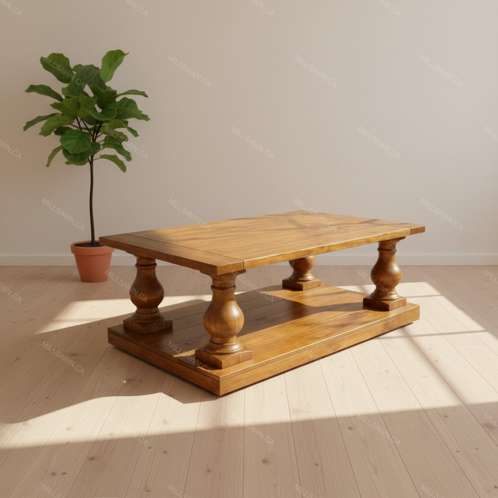 Beam Solid Wood Coffee Table