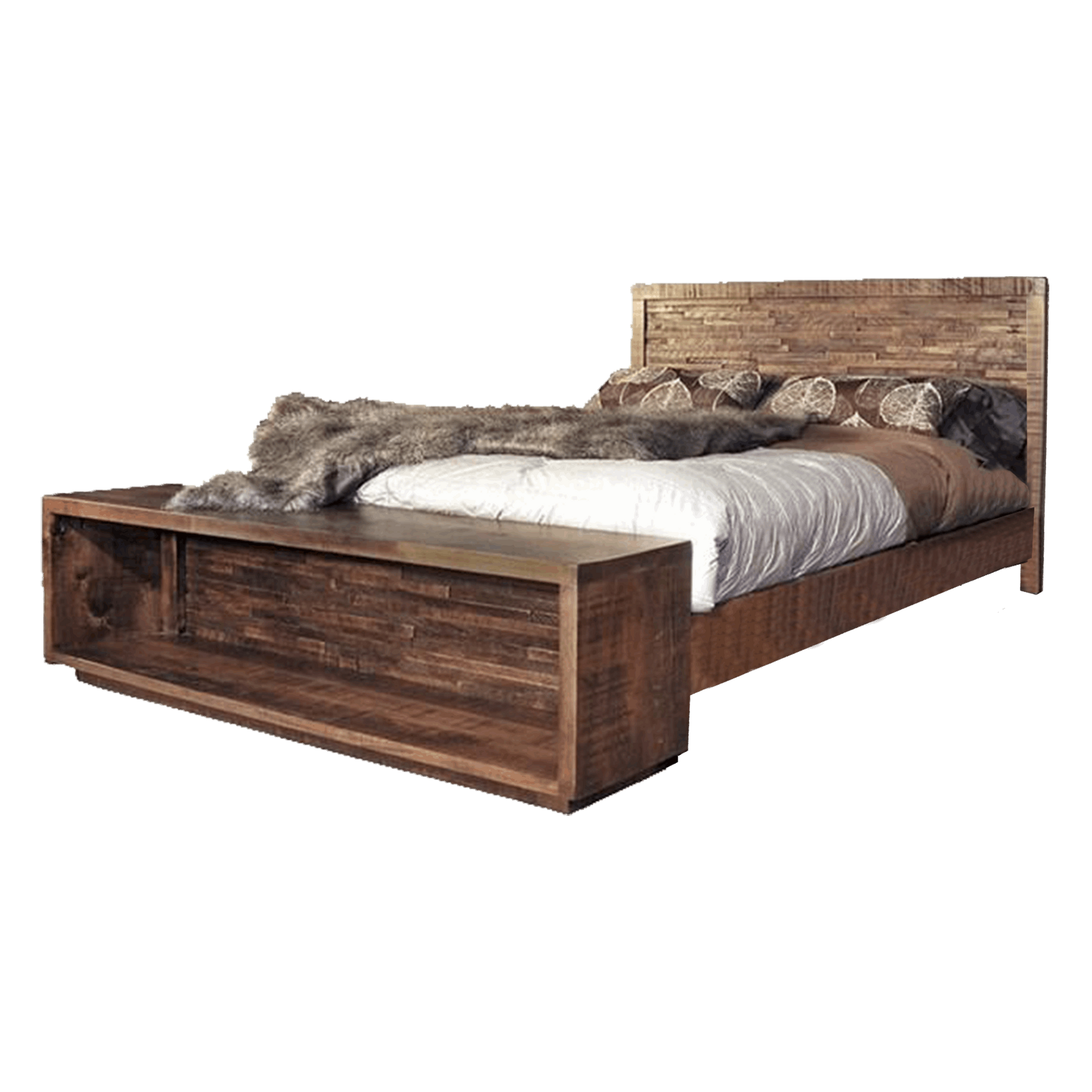 Ledge Rock Solid Wood Bed
