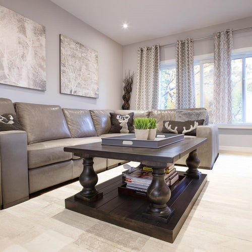 Table basse en bois massif Belemy