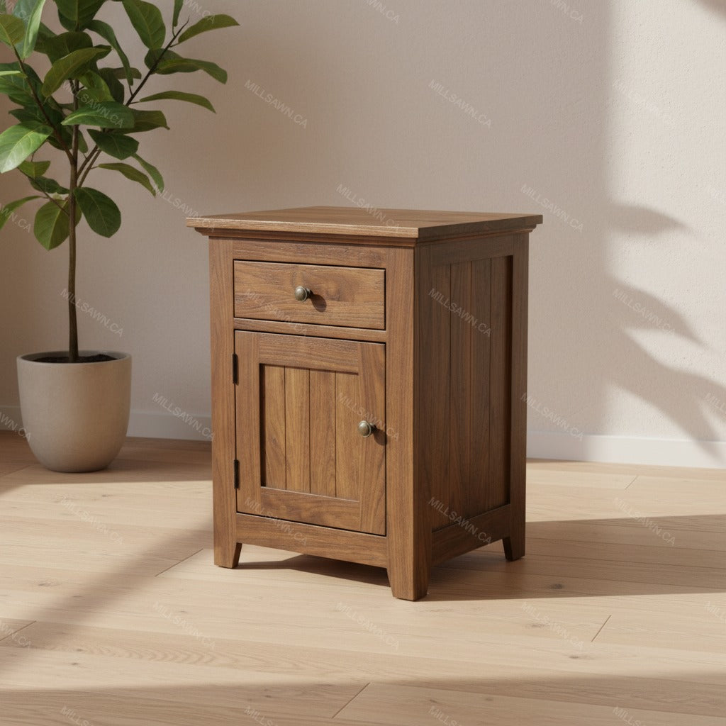Benchmark Solid Wood Nightstand