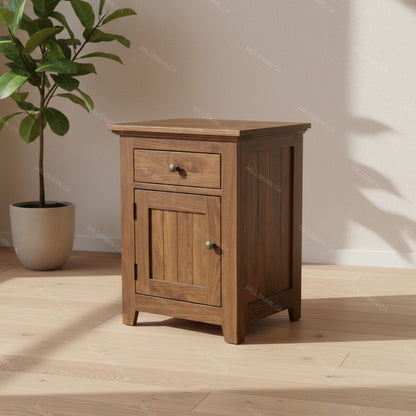 Benchmark Solid Wood Nightstand
