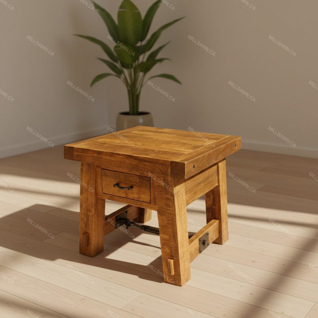 Benchmark Solid Wood End Table