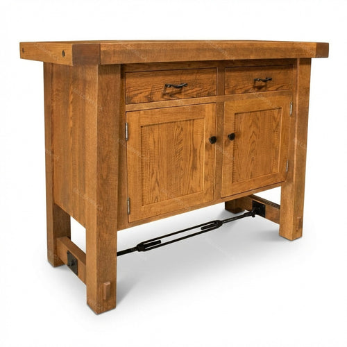 Benchmark Solid Wood Sideboard With Turnbuckle