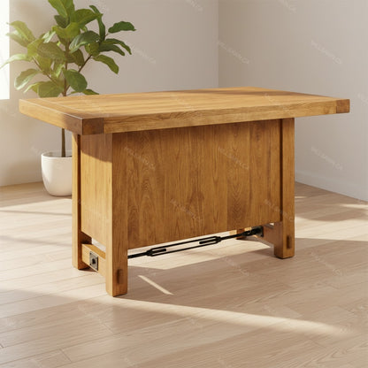 Benchmark Solid Wood Sideboard With Turnbuckle