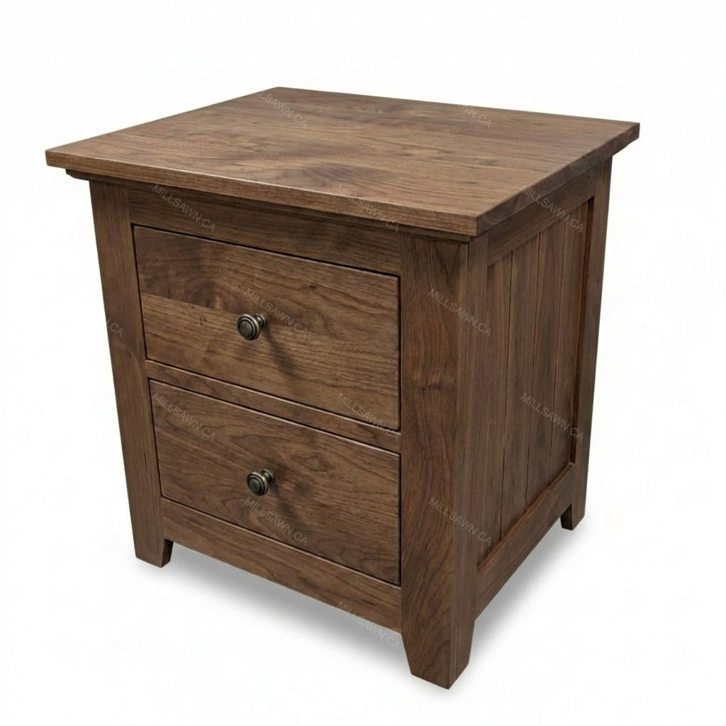 Benchmark Solid Wood Nightstand