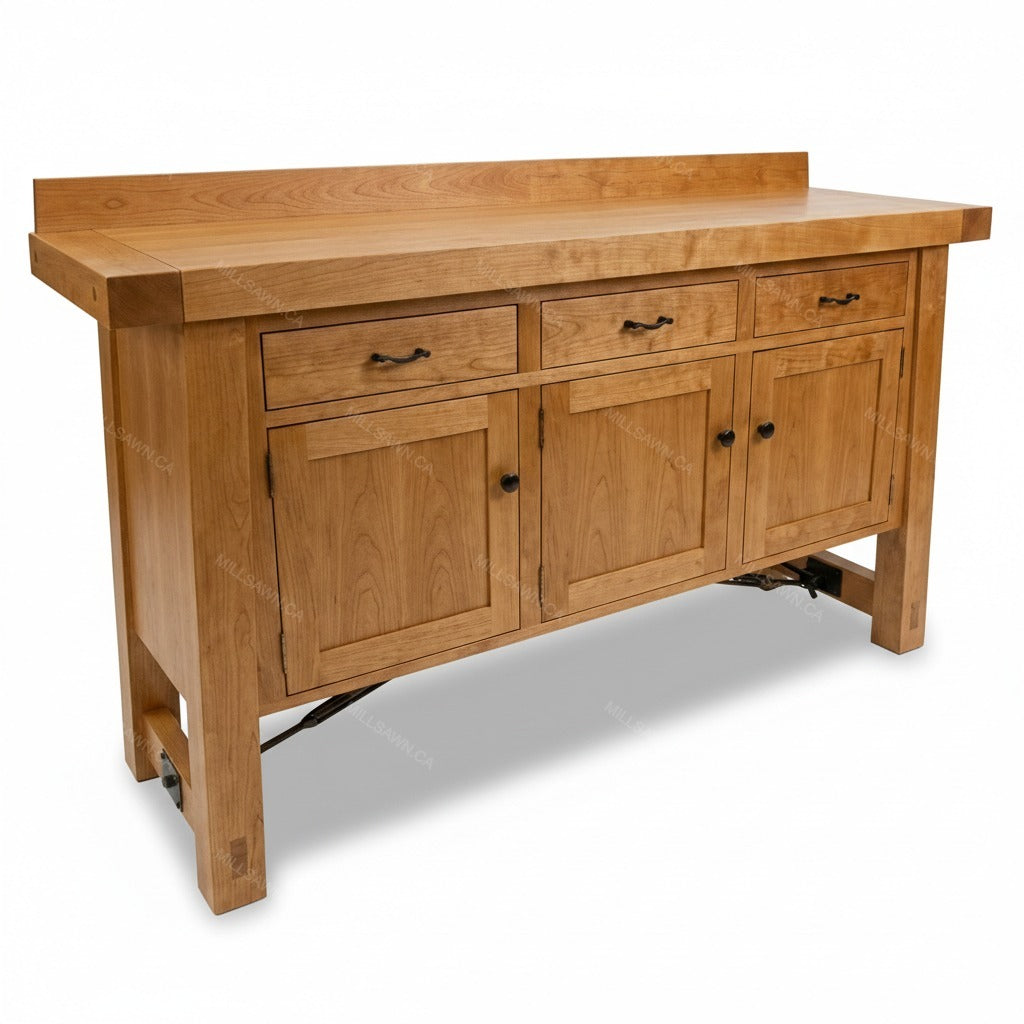 Benchmark Solid Wood Sideboard With Turnbuckle