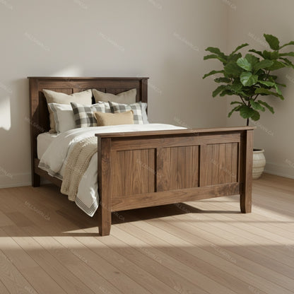 Benchmark Solid Wood Bed