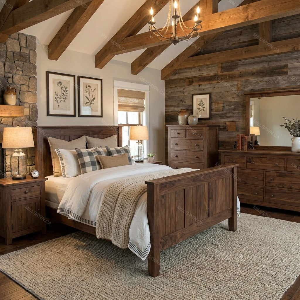 Benchmark Solid Wood Bed