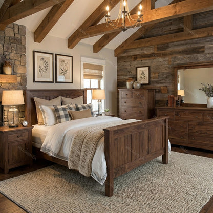 Benchmark Solid Wood Bed