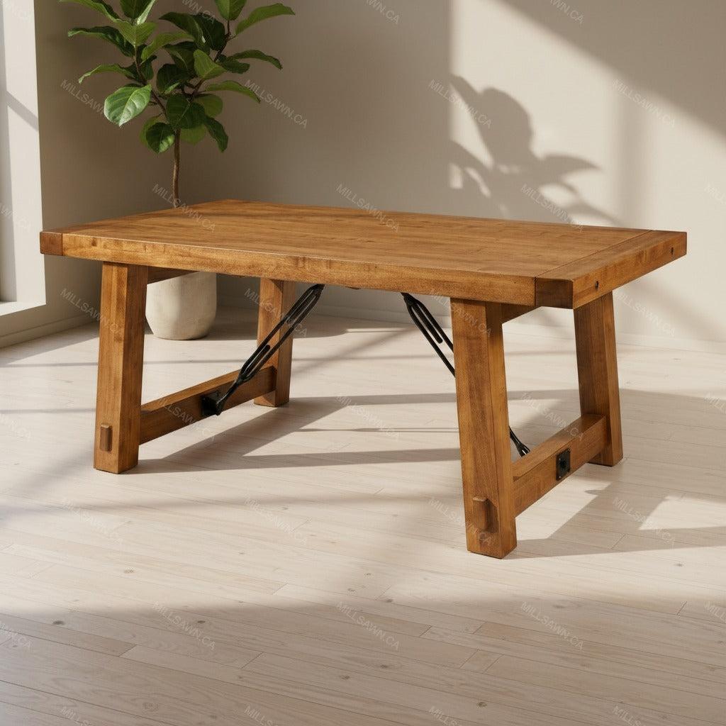 Benchmark Solid Wood Dining Table