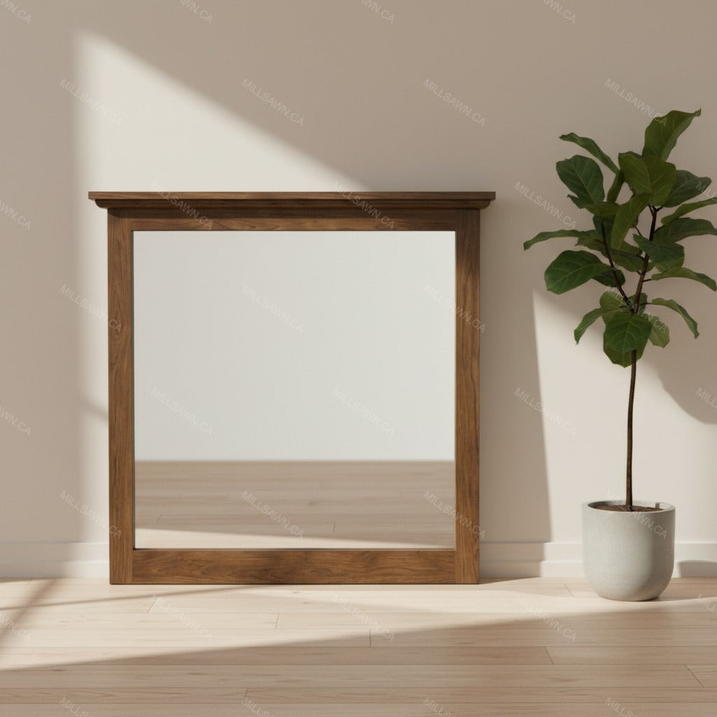 Benchmark Solid Wood Mirror
