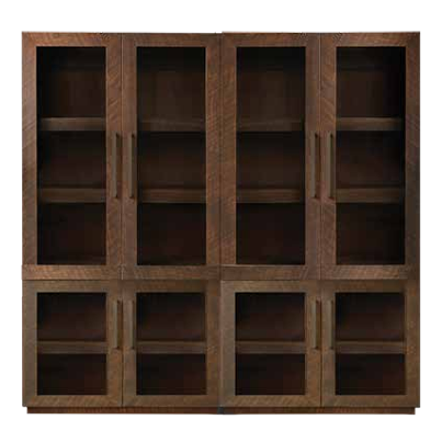 Bristol Wall Cabinet With 4 Glass Doors