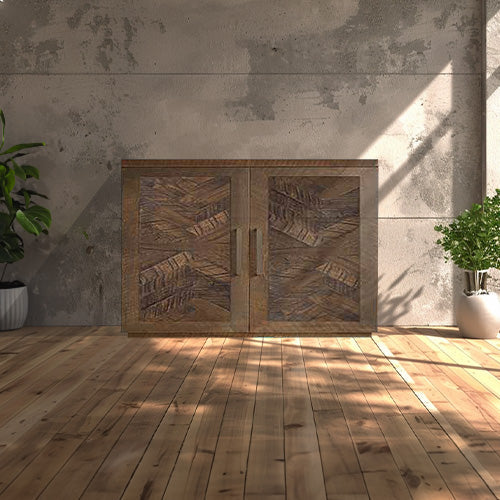 Bristol Sideboard - Herringbone Wood Door