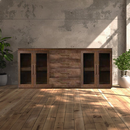 Bristol Sideboard With Drawers - Glass Door