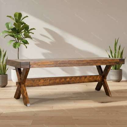 Buxton Solid Wood Bench