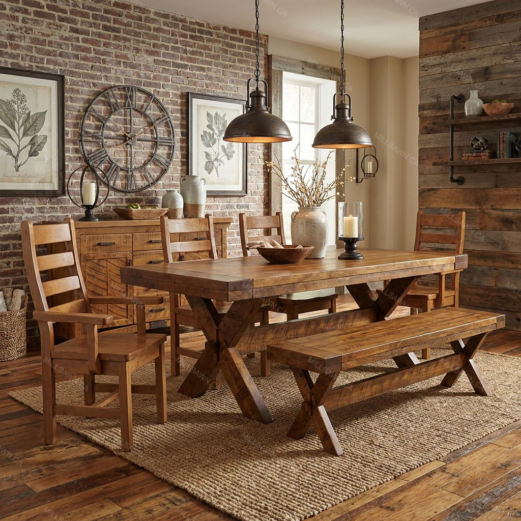 Buxton Solid Wood Dining Table