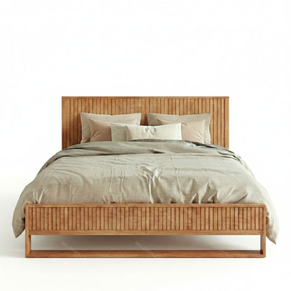 Lagom Solid Wood Platform Bed