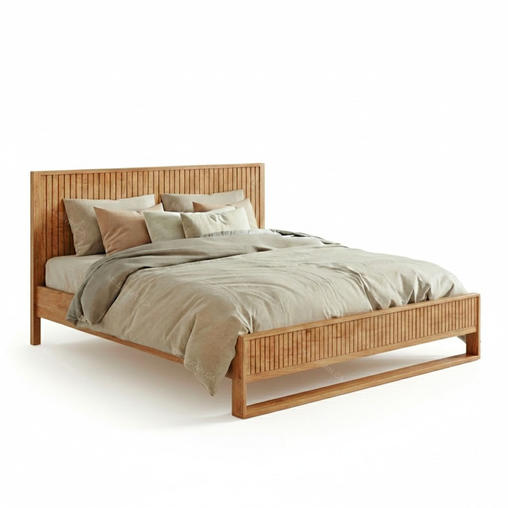 Lagom Solid Wood Platform Bed