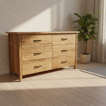 Cali Solid Wood Dresser