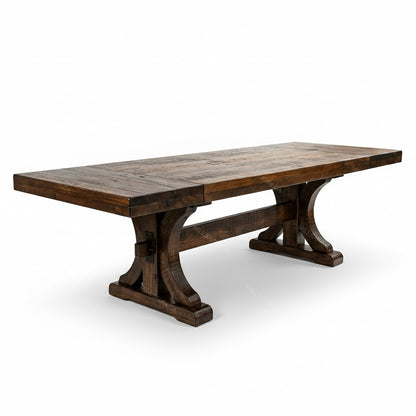 Carlisle Solid Wood Dining Table With End Leaves