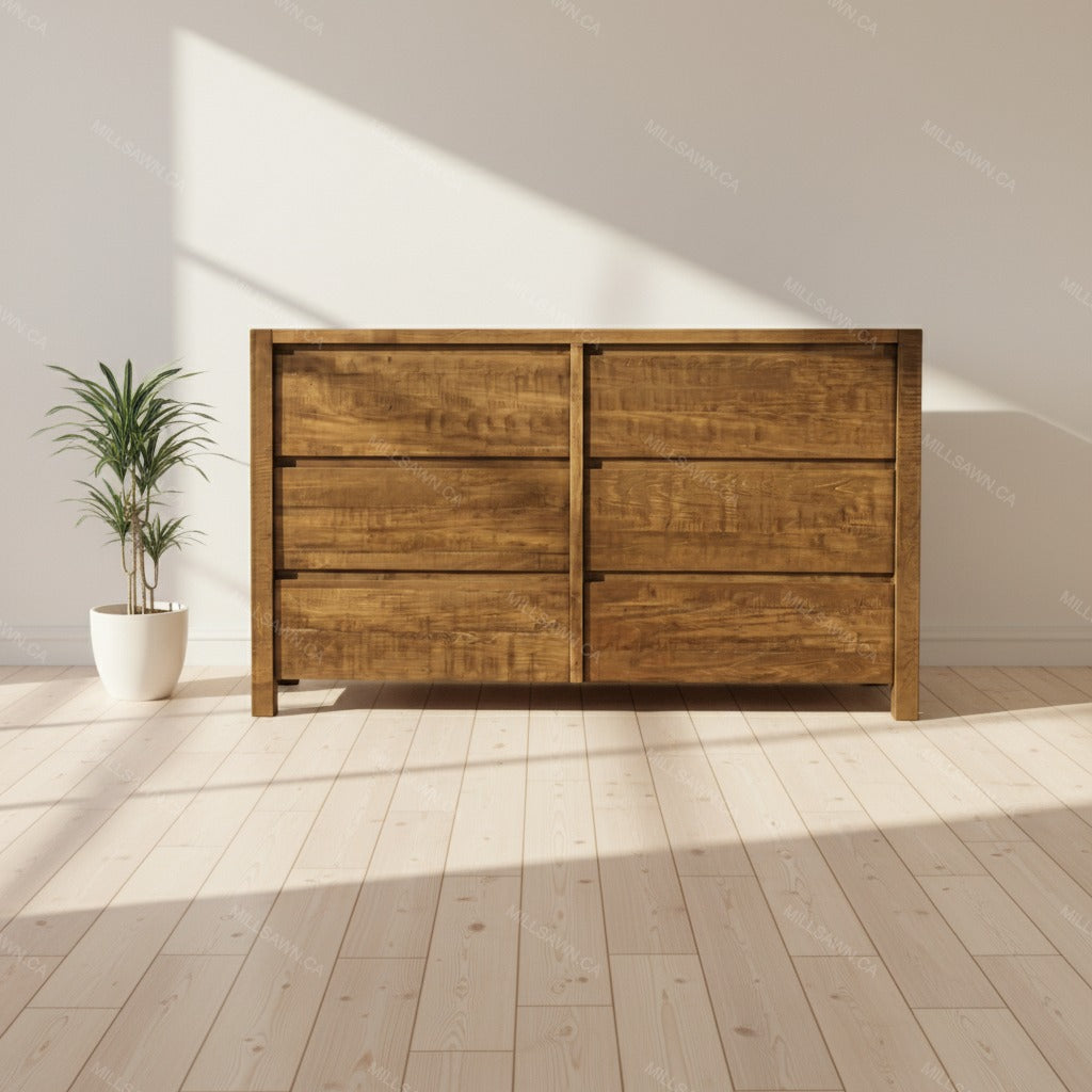 Commode en bois massif Meta Sequoia